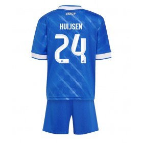 Dětské fotbalový komplet Real Madrid Dean Huijsen #24 Tretí košile 2025-26 Krátkým Rukávem